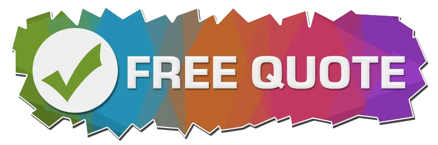 Free quote in unique shape and multi-colored